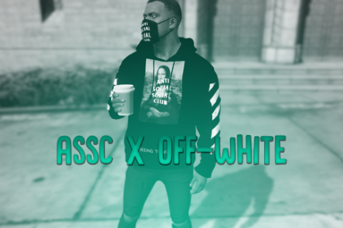 assc® x off-white® hoodie [retexture]